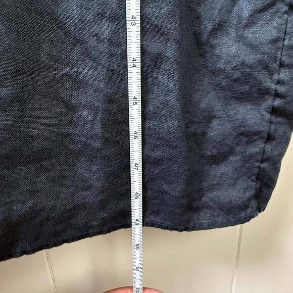 COS Black Oversized Relaxed Linen Dress - Picture 11 of 11